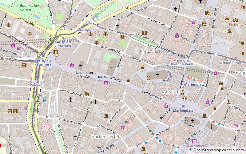 Augustinian Church location map