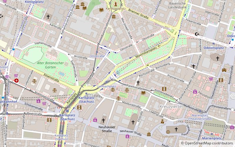 Wittelsbacherbrunnen location map