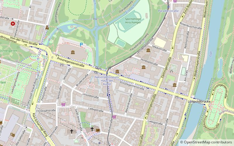 Sammlung Schack location map