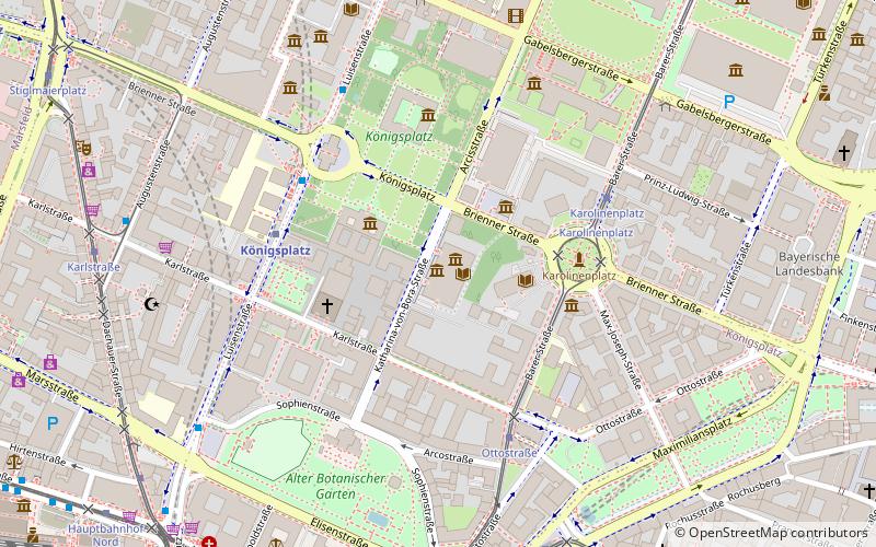 Staatliche Graphische Sammlung München location map