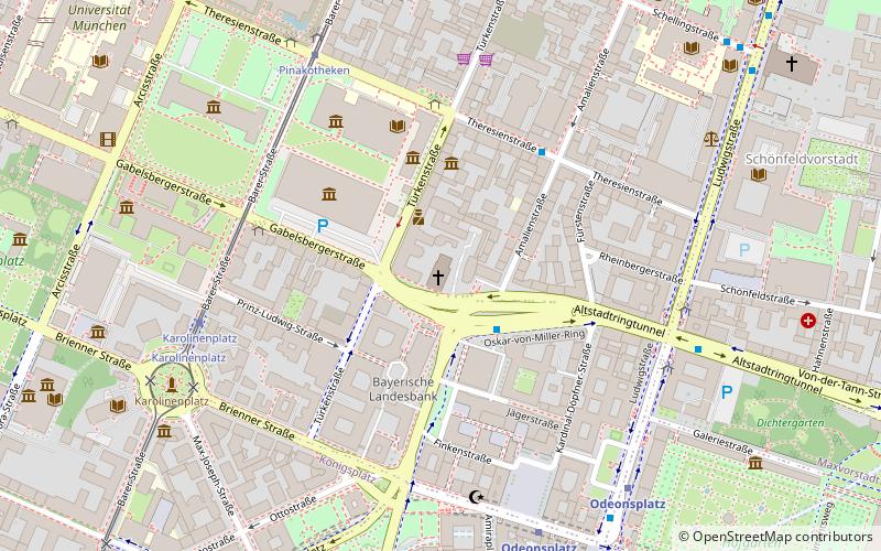 St. Markus location map