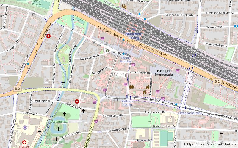 Pasing-Obermenzing location map