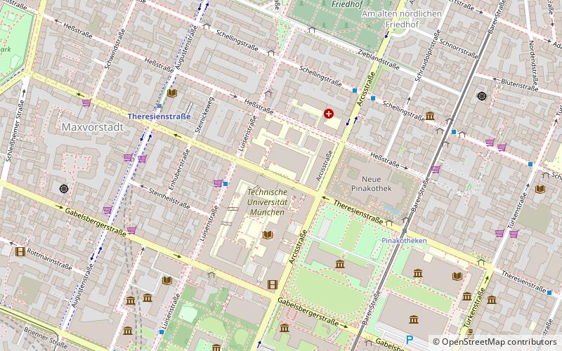 Université technique de Munich location map