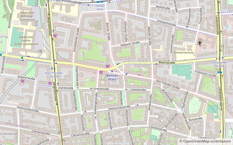 Bonner Platz location map