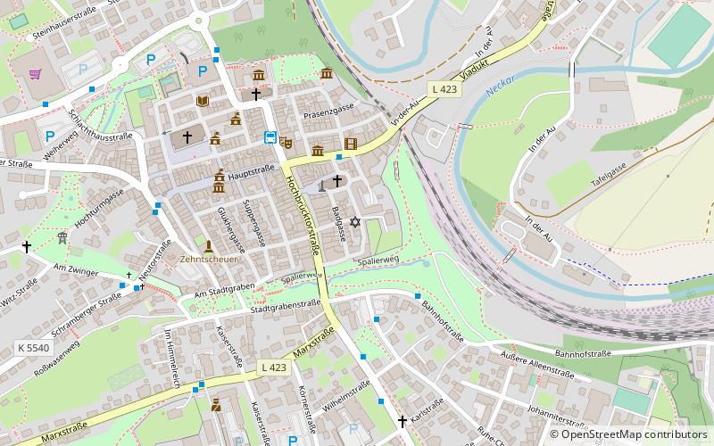 Synagoge Rottweil location map