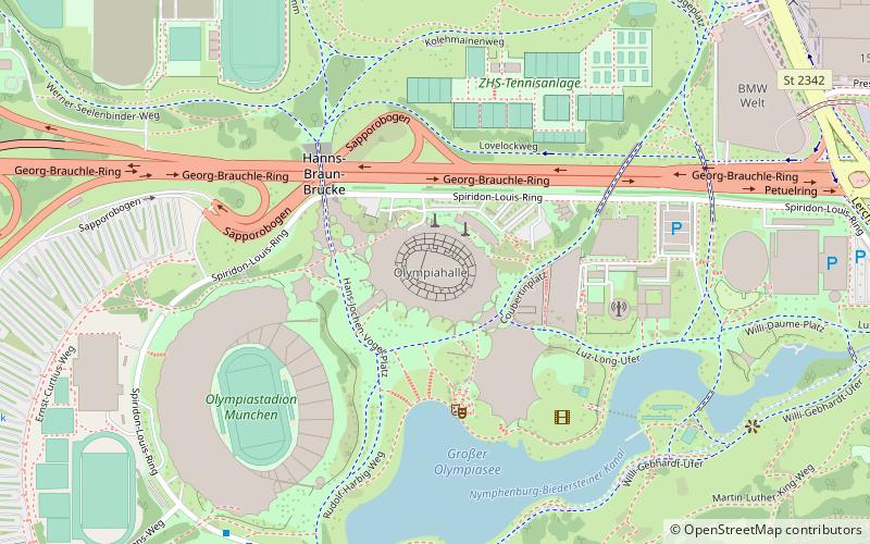 Olympiahalle location map