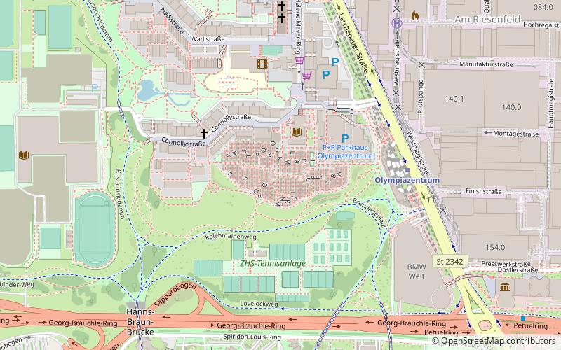 Studentenviertel Oberwiesenfeld location map