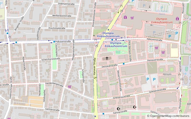 Hanauer Straße location map