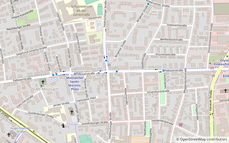 Pelkovenstraße location map
