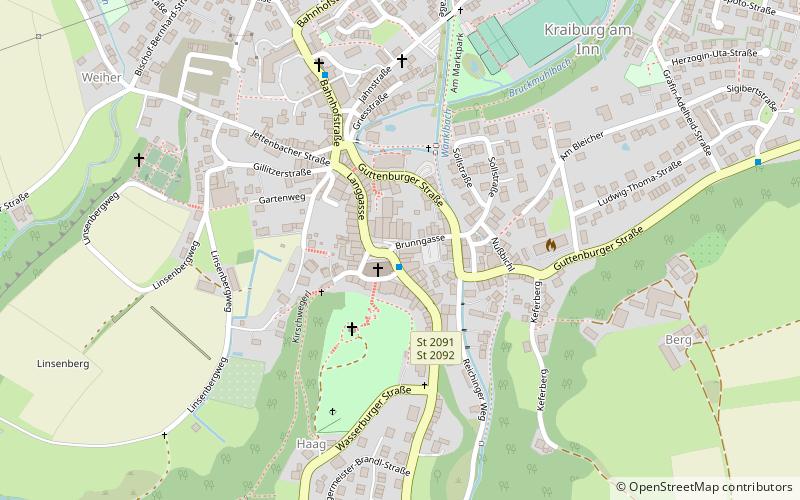 Kraiburg am Inn location map