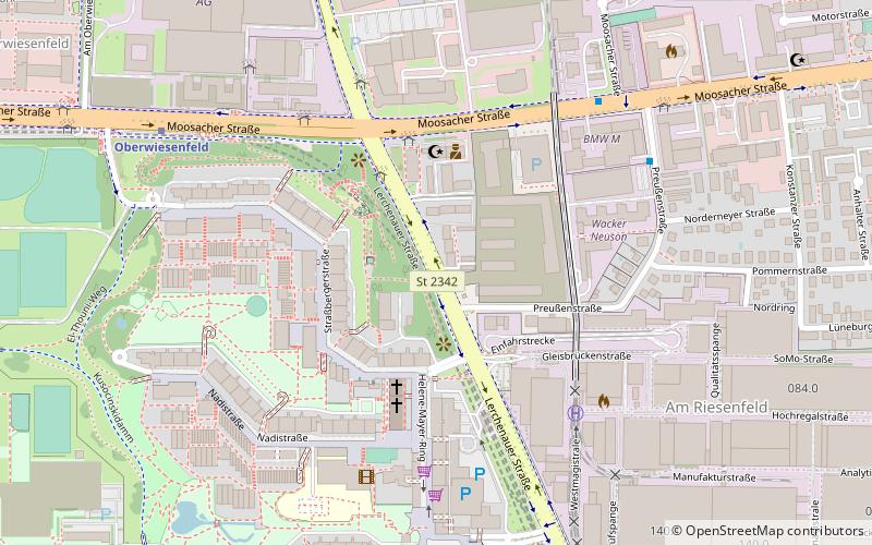 lerchenauer strasse monachium location map