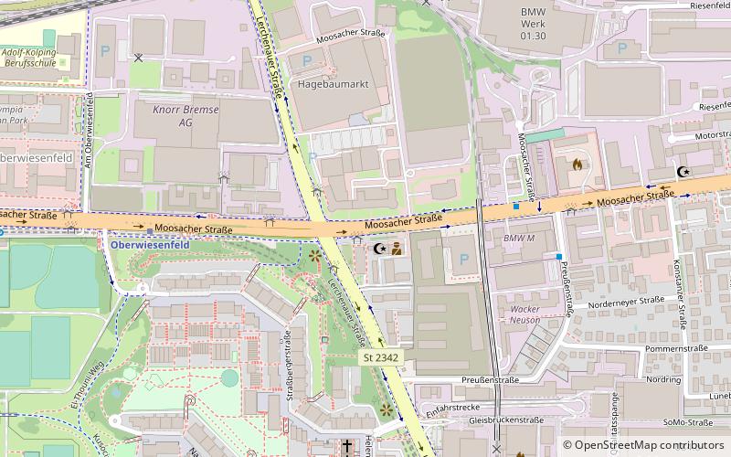 Moosacher Straße location map