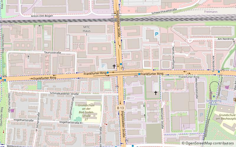 Frankfurter Ring location map