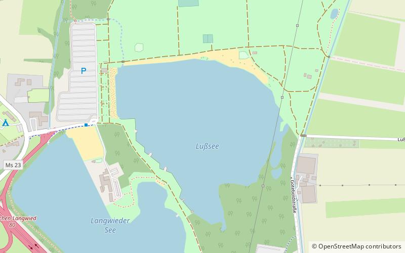 Lußsee location map