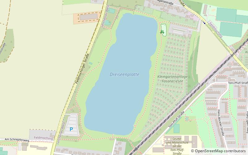 fasanerie lake monachium location map