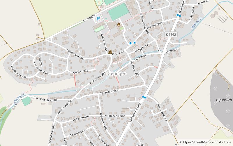 Dietingen location map