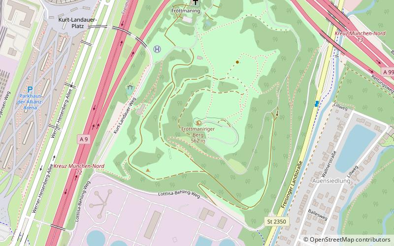 Fröttmaninger Berg location map