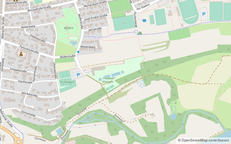 Freibad Ehingen location map
