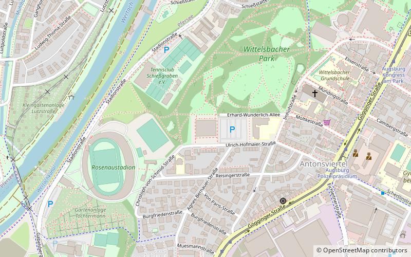 Erhard-Wunderlich-Sporthalle location map
