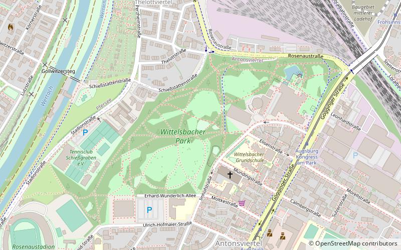 Wittelsbacher Park location map
