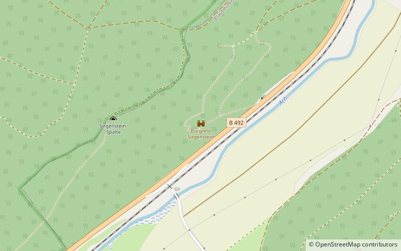 Sirgenstein Cave location map