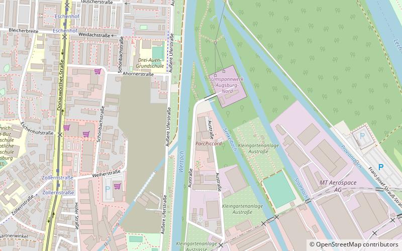 Bloc-Hütte Augsburg location map