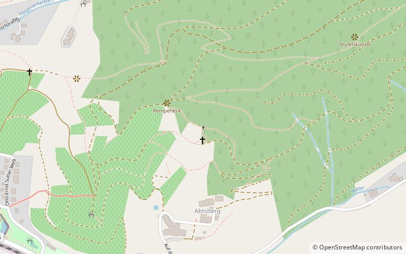 Krzyż przydrożny location map