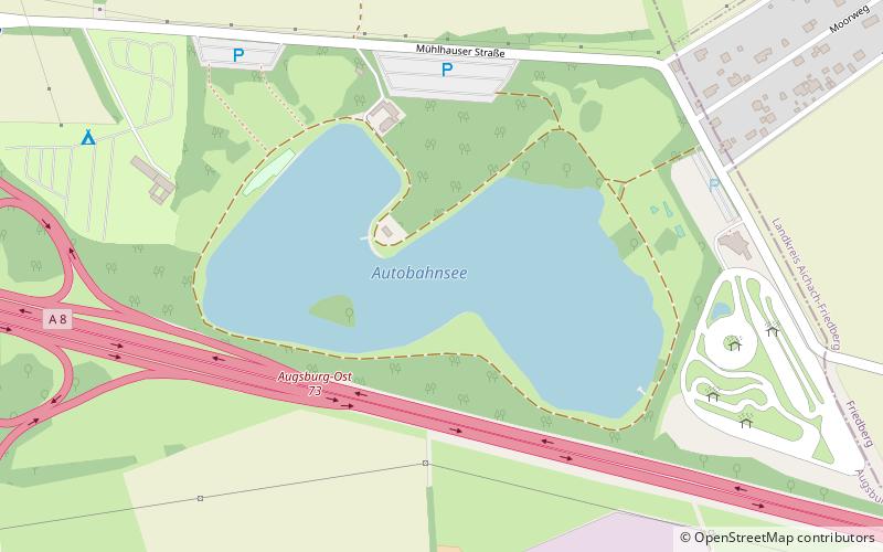 Autobahnsee location map