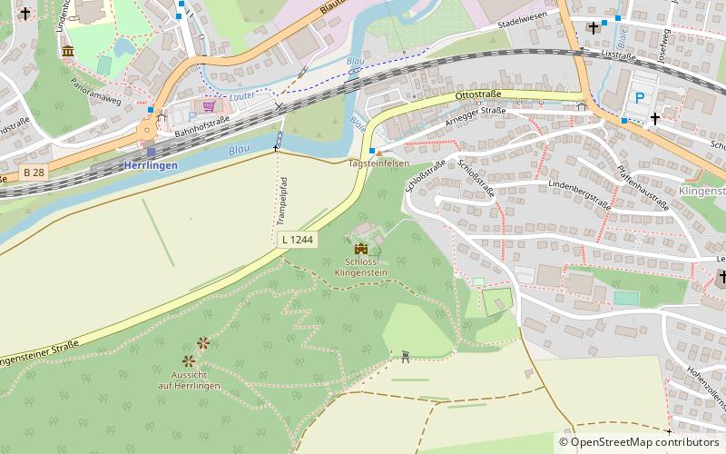 Schloss Klingenstein location map