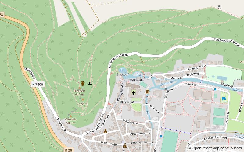 historische hammerschmiede blaubeuren location map