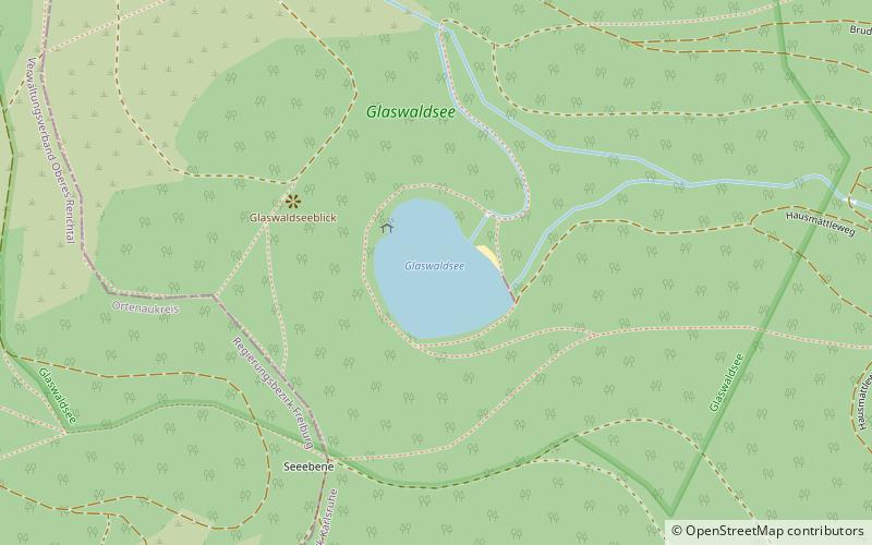 Glaswaldsee location map
