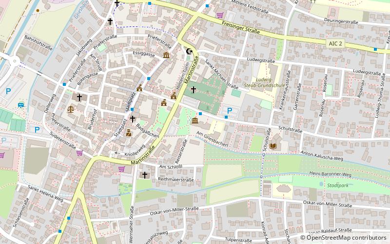 Stadtmuseum Aichach location map