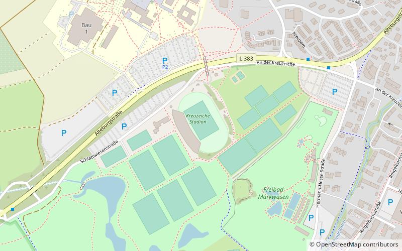 Stadion an der Kreuzeiche location map
