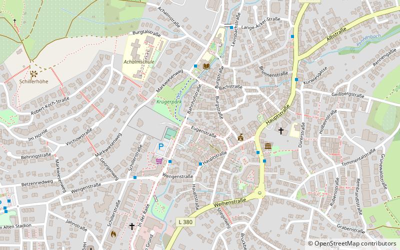 Eningen location map