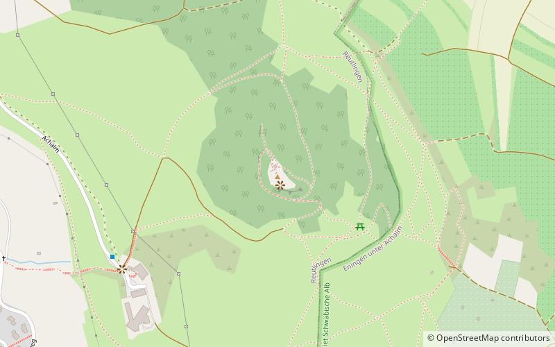 Achalm Castle location map