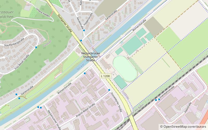 B12 – DAV Boulderzentrum Tübingen location map