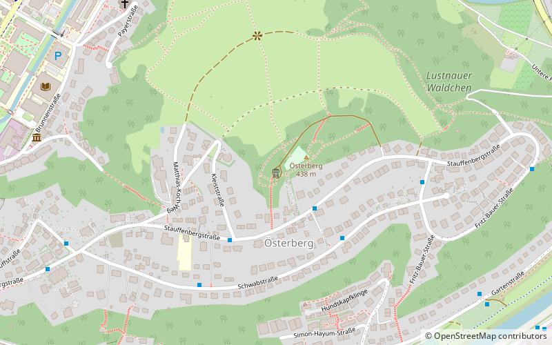 Österbergturm location map