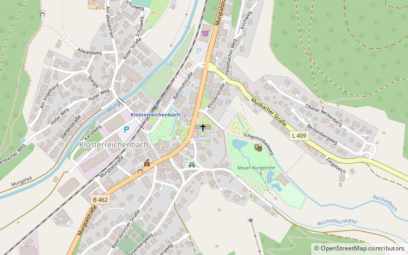 Reichenbach Priory location map
