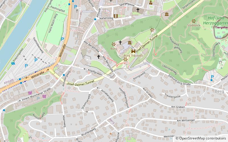 Burghauser Tor location map