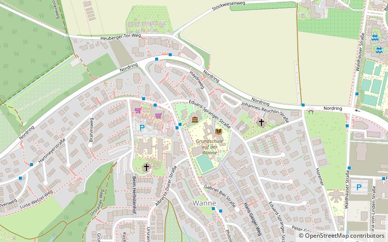 Kunsthalle Tübingen location map