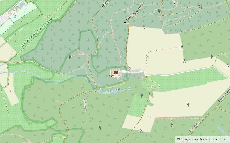 Schloss Hohenentringen location map