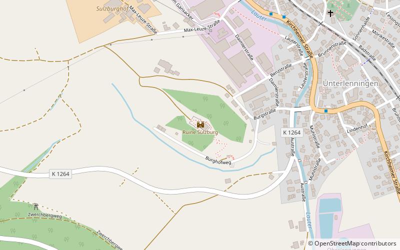 Burg Sulzburg location map