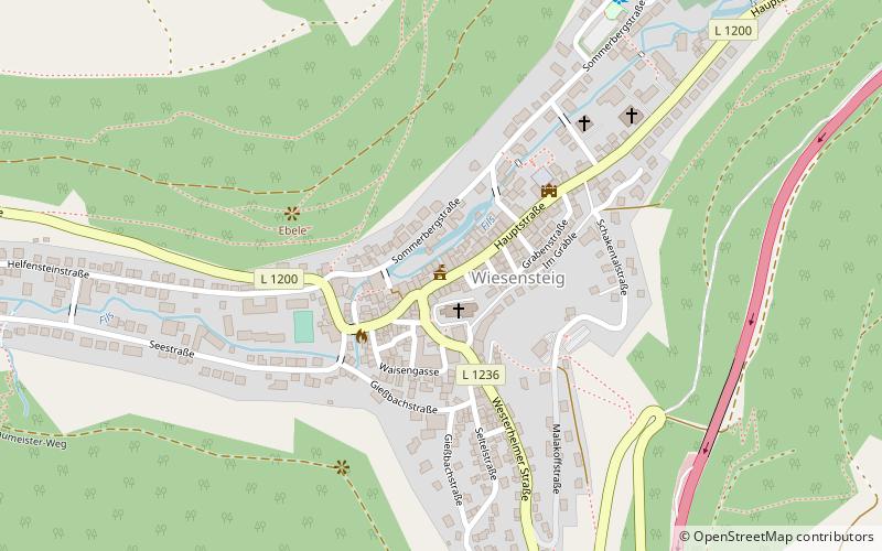 Wiesensteig location map