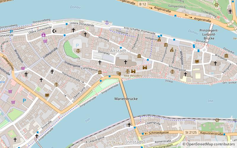 Stadttheater Passau location map