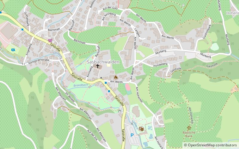 sasbachwalden location map