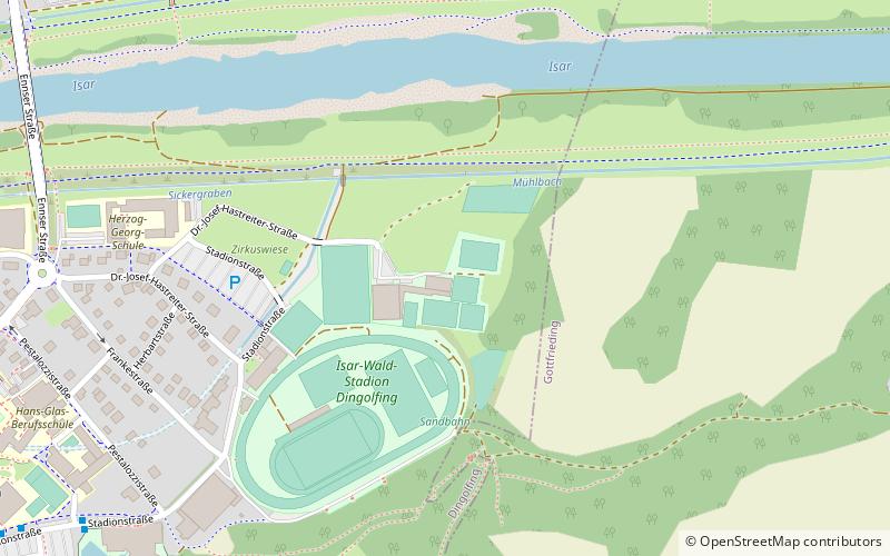 DAV Kletterhalle location map
