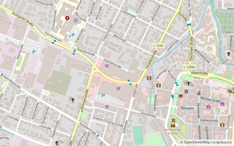 Teckcenter Kirchheim location map