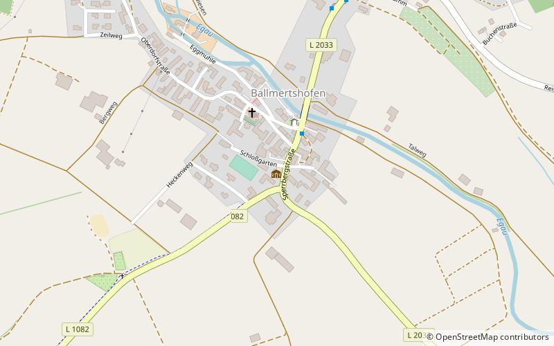 Ballmertshofen Castle location map