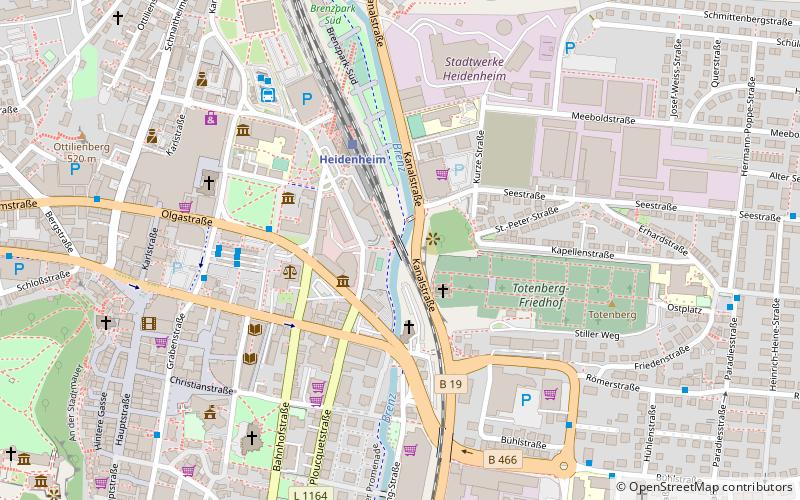 Bahnstrecke Aalen–Ulm location map