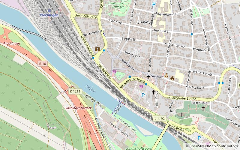 Hundertwasserhaus Plochingen location map